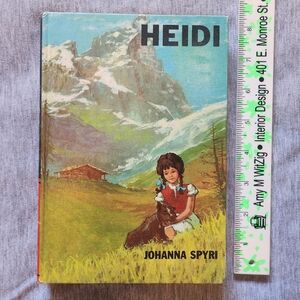 Vintage book Heidi by Johanna Spyri 1973